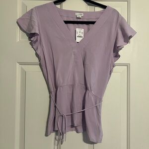J. Crew Purple Blousr